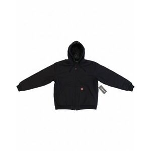 Wolverine Men Jacket Black SzXL Canvas Insulated Quilt Line Workwear Cotton Shel